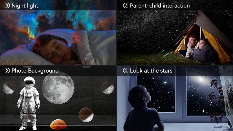 Galaxy Night Light Projector