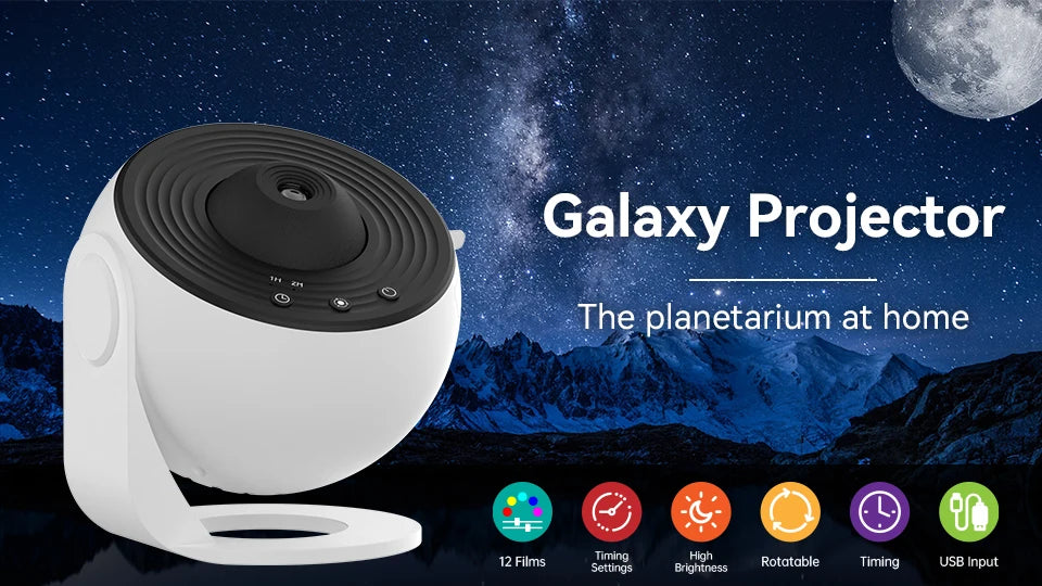 Galaxy Night Light Projector