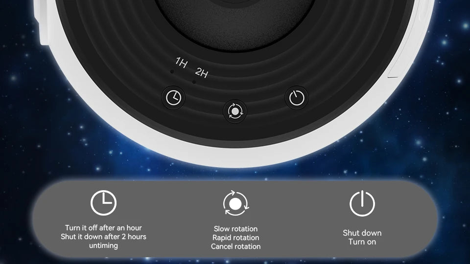 Galaxy Night Light Projector