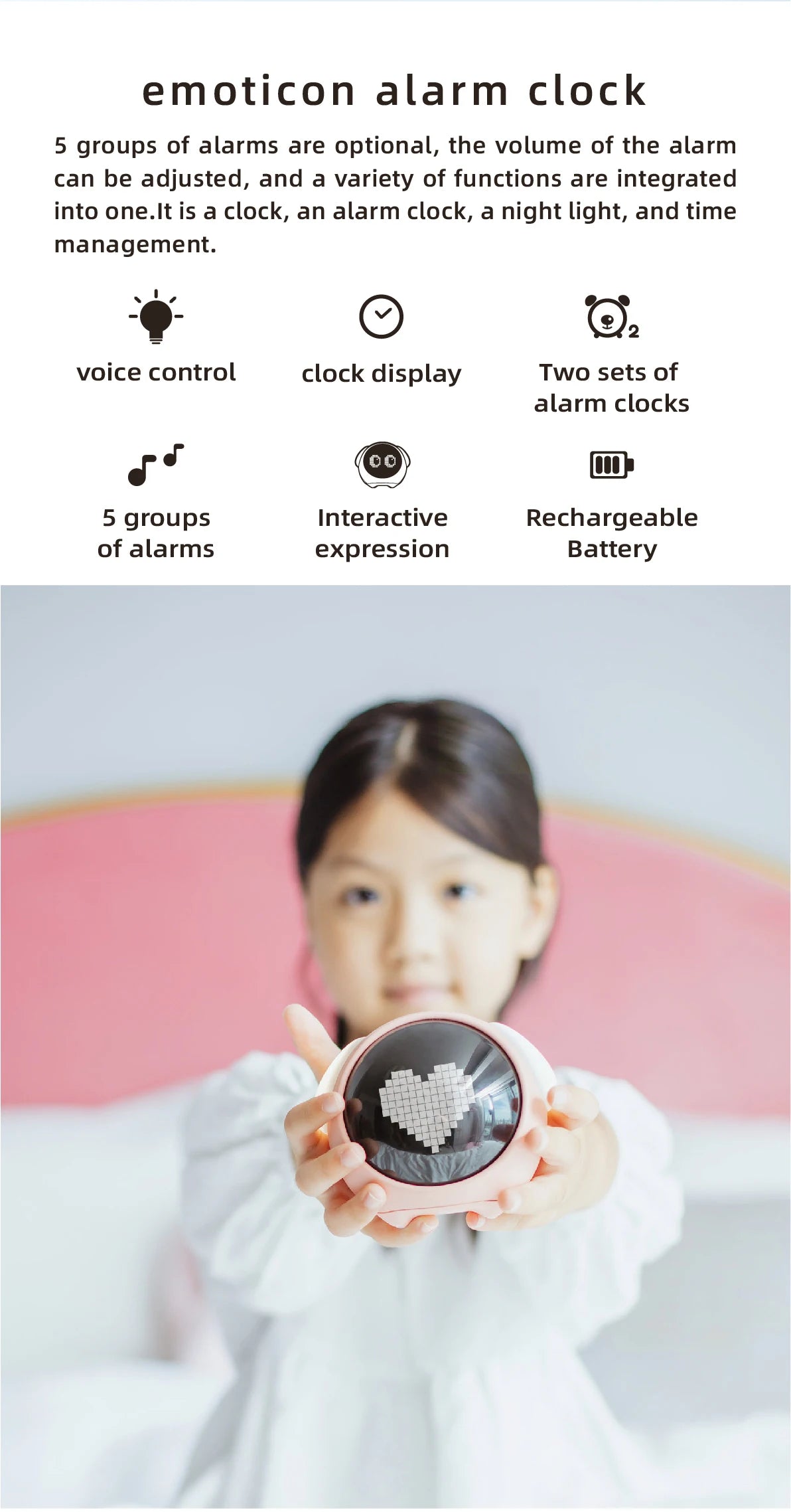 Emoticon Alarm Clock