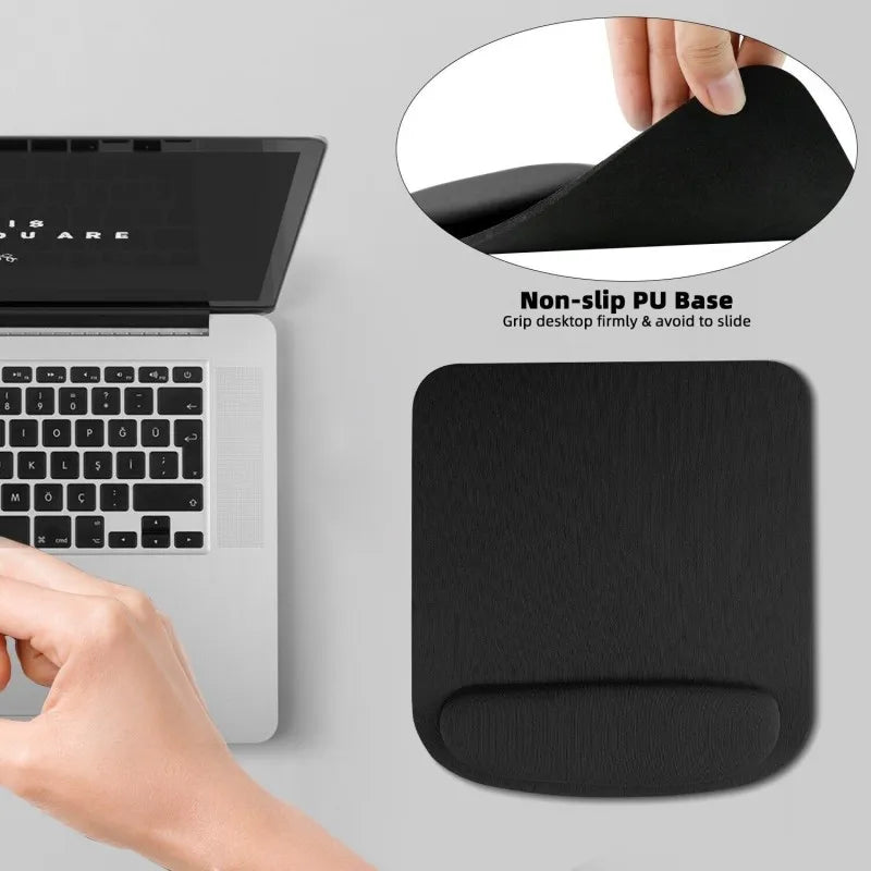 Ergonomic Gel Mouse Pad with Wrist Rest - Comfortable Support for Office & Gaming