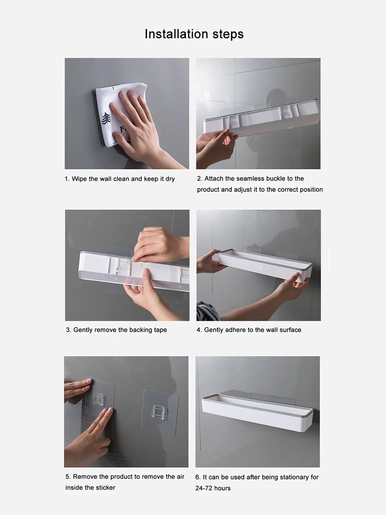 Bathroom Wall Mounted Shelf