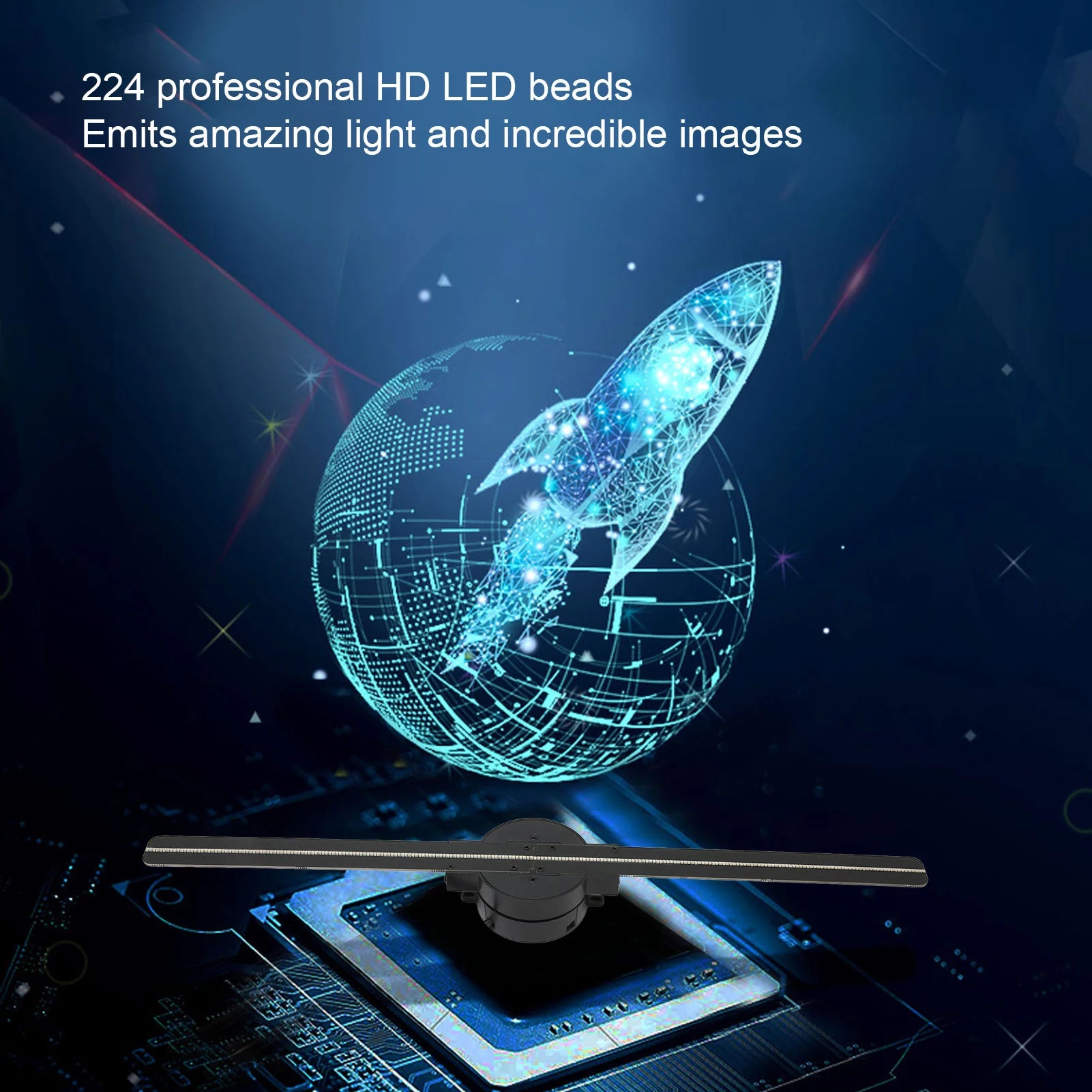 Holographic Projector Fan
