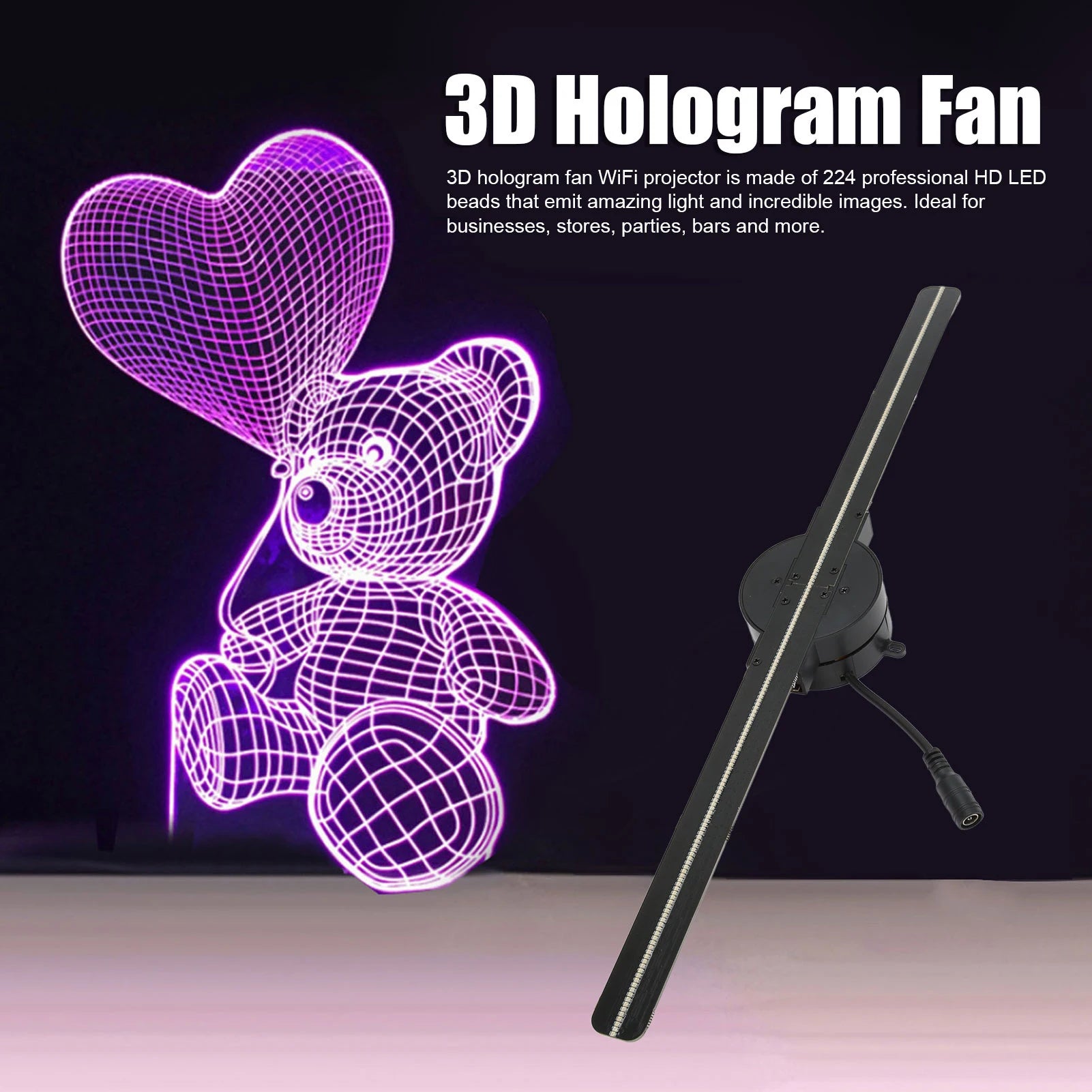 Holographic Projector Fan